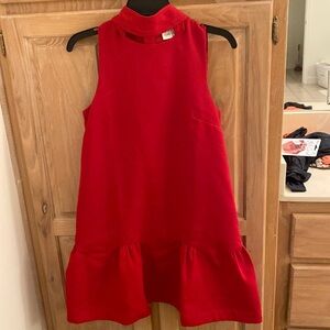 Red boutique dress